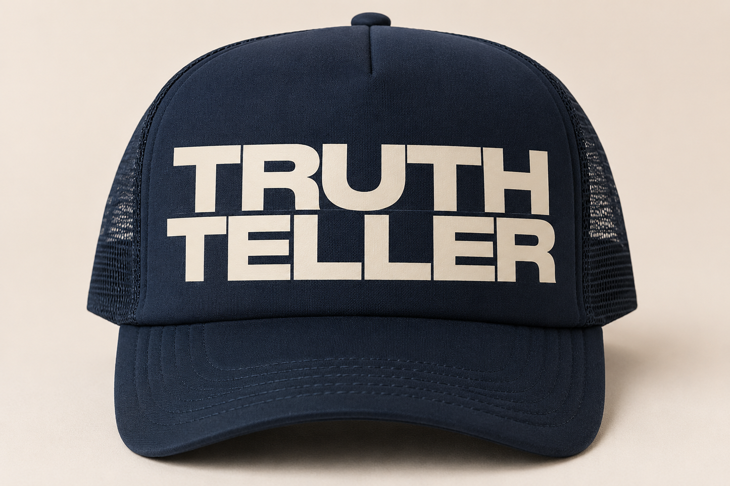 Truth Teller Navy Trucker Hat