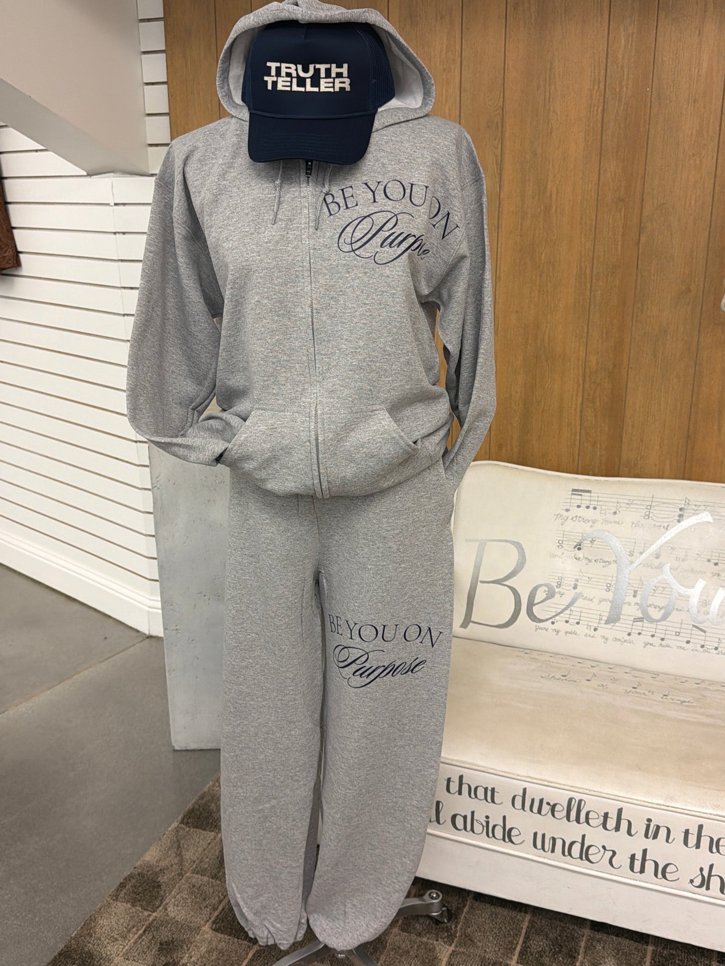 Be You On Purpose Grey Sweatpant