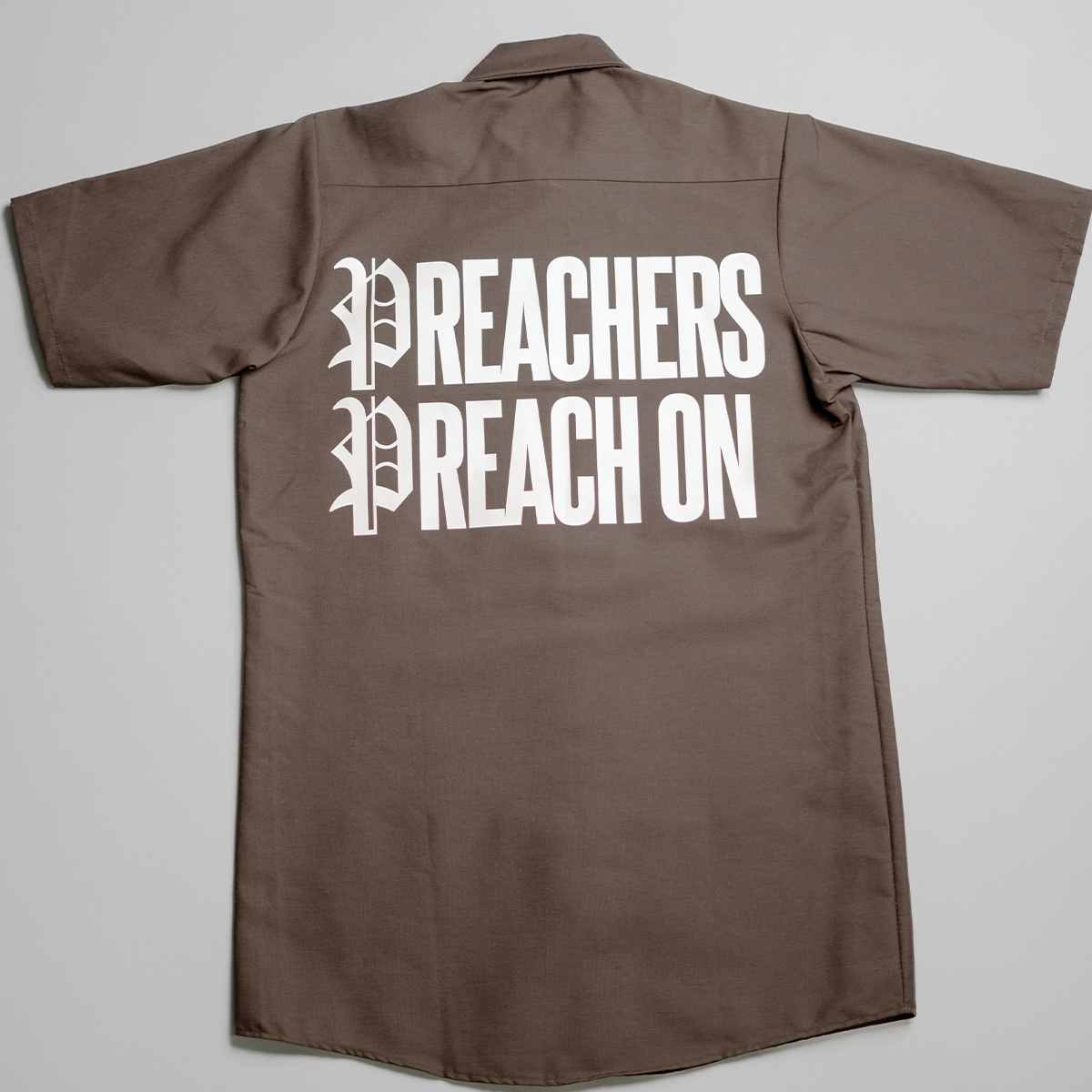 Preachers Preach On Button Down